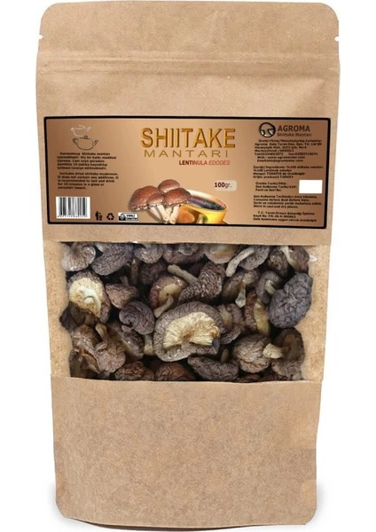 Shiitake Mantarı  ( Lentinus Edodes ) Kuru 100 gr