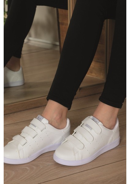 Albishoes Cırtlı Beyaz Sneaker - BCC75