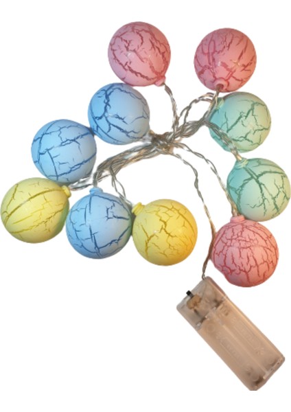 10LU Renkli Top Şeklinde LED