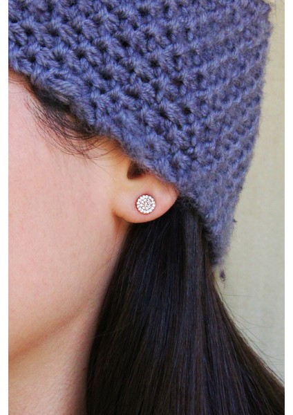 Daire Motifli Gümüş Küpe K074701 fiyatları