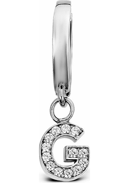 G Harfi Sallantılı Gümüş Tek Küpe K079701 fiyatları
