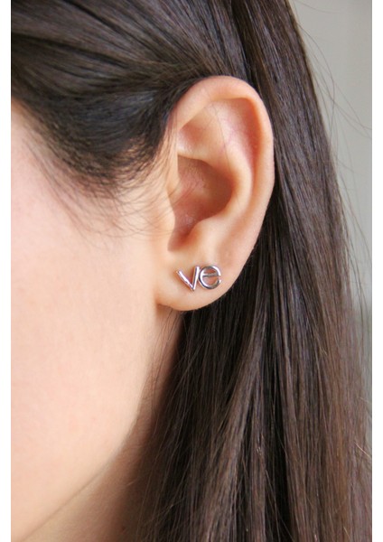 Gümüş Love Küpe K076501 fırsatları