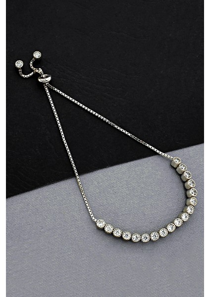 Gümüş Asansörlü Su Yolu Bileklik B076501 fırsatları