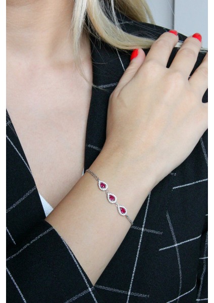 Gümüş Damla Dizisi Bileklik B077901 fiyatları