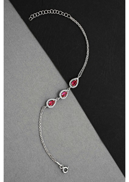 Gümüş Damla Dizisi Bileklik B077901 modelleri