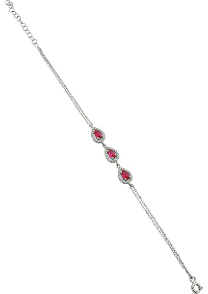Gümüş Damla Dizisi Bileklik B077901 fırsatları