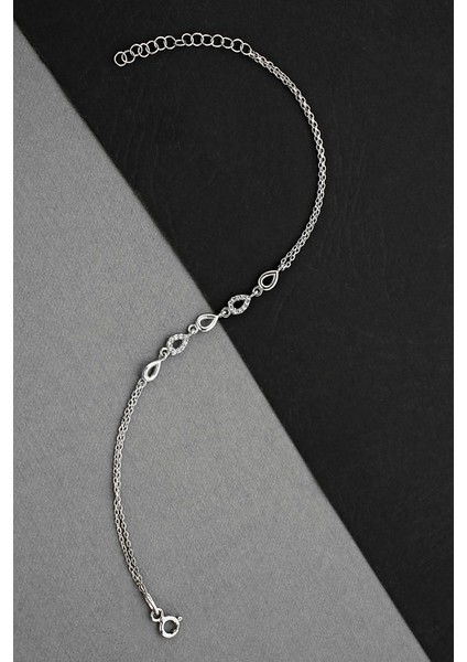 Gümüş Manimal Damla Dizisi Bileklik B078201