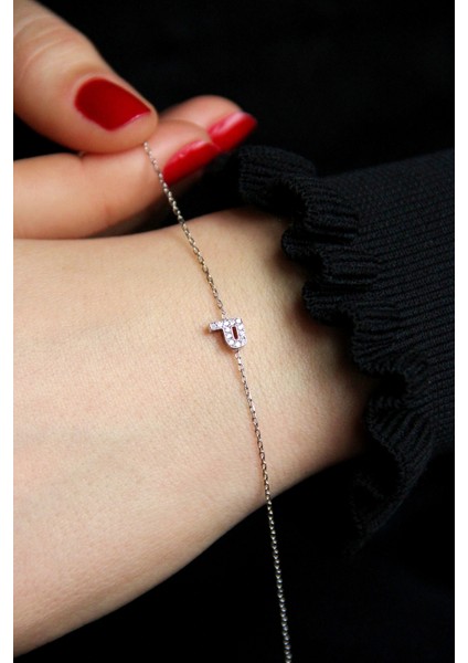 Gümüş P Harfi Bileklik B067801 modelleri