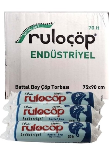 Endüstriyel Battal 75 x 90 Siyah 300 gr