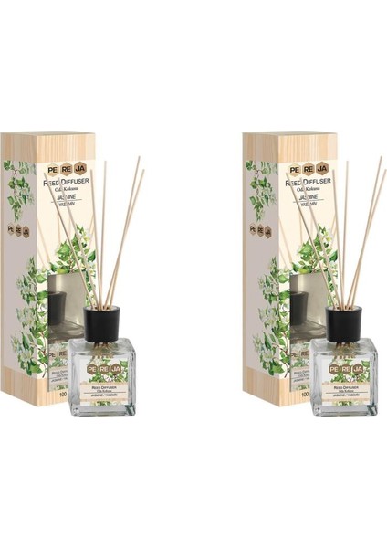 Reed Diffuser Yasemin Çubuklu Oda Kokusu 100 ml 2'li