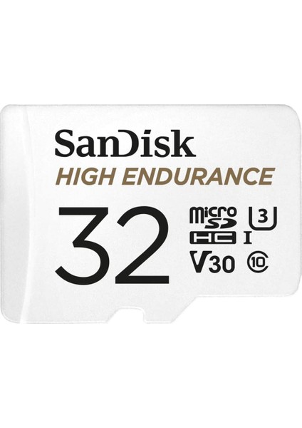 Sandısk High Endurance 32GB (CLASS10-UHS-I) Microsd Kart SDSQQNR-032G-GN6IA