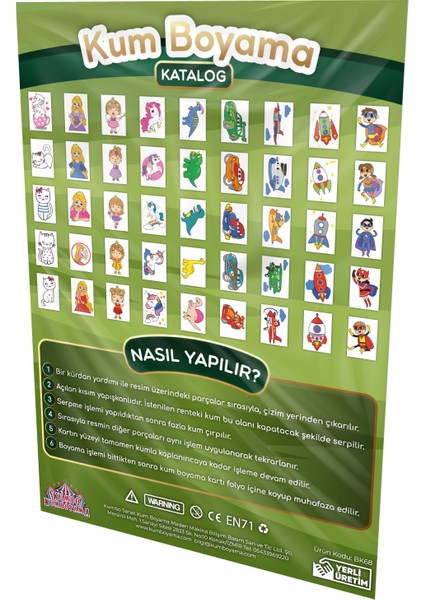 Tukan Kuşu Kum Boyama Aktivite Seti