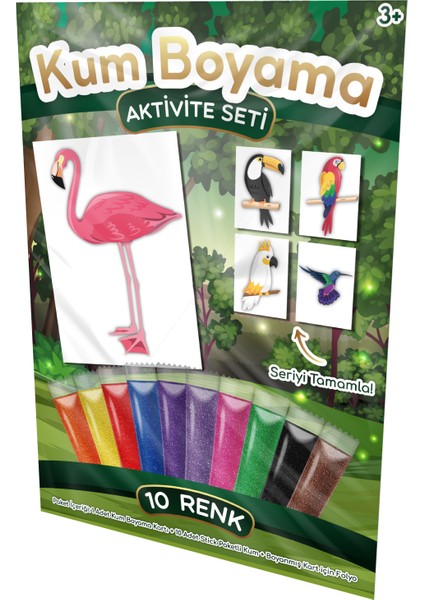 Flamingo Kum Boyama Aktivite Seti