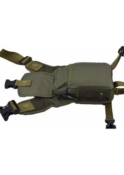 Kapaklı Motosiklet Bel Bacak Çantası Yeşil fırsatları