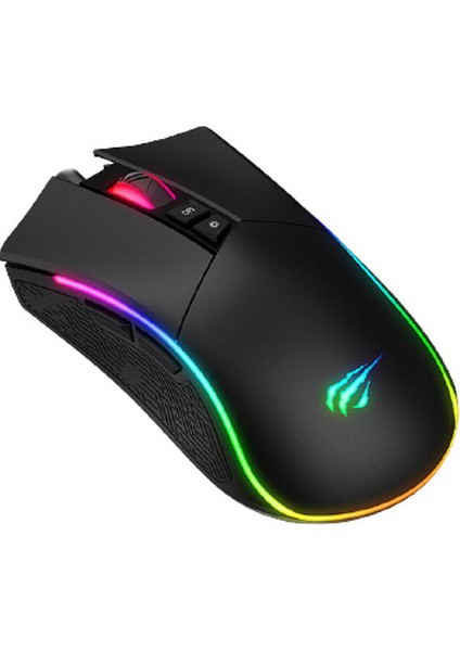 MS1001 Kablolu Rgb Optik Oyuncu Mouse Siyah