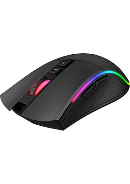 MS1001 Kablolu Rgb Optik Oyuncu Mouse Siyah