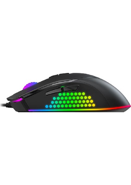 MS814 Kablolu Rgb Optik Oyuncu Mouse Siyah