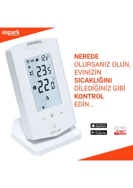 HT500SET Akıllı Oda Termostatı Beyaz