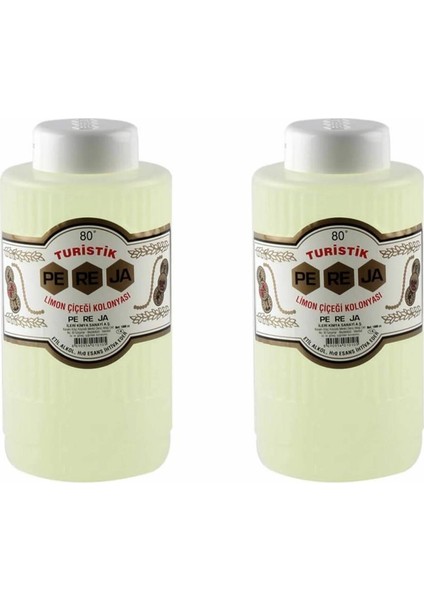 80° Limon Kolonyası Pet Silindir 1000 ml 2 Adet