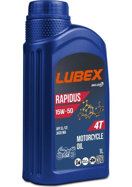 Rapidus 15W50 1 Litre Motosiklet Yağı ( Üretim Yılı: 2024 )