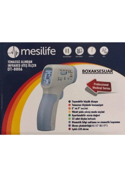 Meslife Temassız Alından Ateş Ölçer