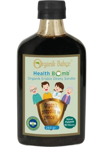 Health Bomb Direnç Şurubu Yetişkin 260 gr