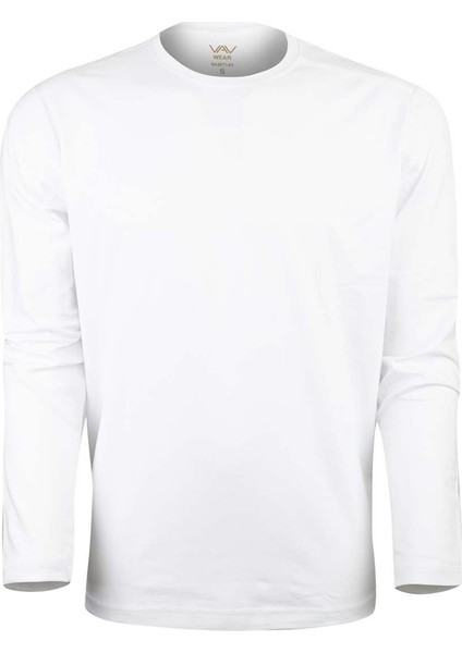 Baseti04 Sıfır Yaka Uzun Kol Koltuk Altı Fileli Su Itci Antibakteriyel Kumaş Gözlük Askılı Tshirt