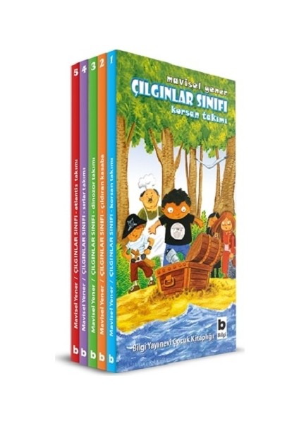 Çılgınlar Sınıfı 5 Kitap Set - Mavisel Yener