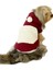 Cream Bordo Kapşonlu Sweat By Kemique Köpek Kazağı 1