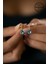 Swarovski Taşlı Damla Model Rose Kaplama Gümüş Küpe 3