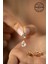 Swarovski Taşlı Damla Model Rose Kaplama Gümüş Küpe 4