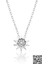 Swarovski® Taşlı Yıldız Kolye Rodyum Kaplama 925 Ayar Gümüş S 1