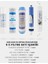 Açık Kasa Su Arıtma Cihazı 5'li Filtresi Gaclı Aquaflo Membran Set 2