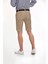Erkek Camel Pamuk Chino Bermuda Şort 3