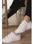 Albishoes Cırtlı Beyaz Sneaker - BCC75 3