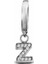Z Harfi Sallantılı Gümüş Tek Küpe K081201 2