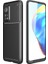 Xiaomi Mi 10T Pro Kılıf Karbon Desenli Lux Negro Silikon + Tam Kaplayan 6d Nano Ekran Koruyucu Siyah 1