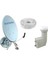 80 cm Next Nextstar Ofset Çanak Anten Full Set+Ikili Lnb+ 25 mt Anten Kablosu 150021 1