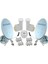 Nextstar 80 cm Çift Çanak Anten Seti Dörtlü Lnb + Kablo + Dayzek + Dübel 150025 1