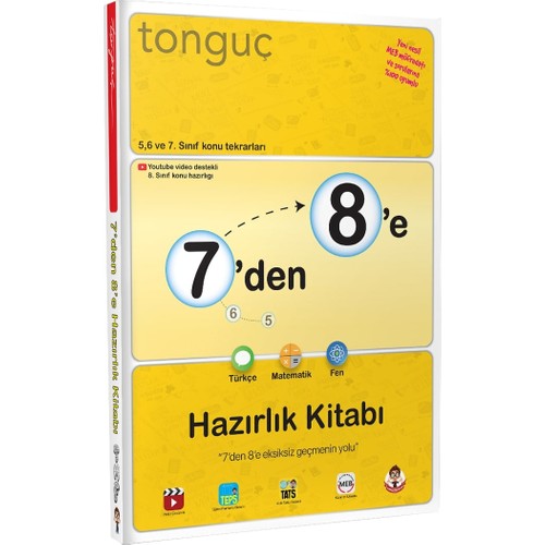 Tonguc Akademi 7 Den 8 E Hazirlik Kitabi Kitabi Ve Fiyati