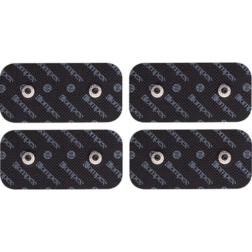 Compex Performance Snap Lot De 4 Électrodes 5x5 Cm - Compatible Tous Appareils SNAP