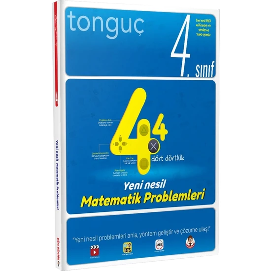 Tonguç Akademi 4. Sınıf Dört Dörtlük Yeni Nesil Matematik Problemleri