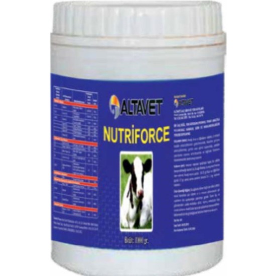 Altavet Nutri Force Buzağı Büyütme Faktörü Hayvan Vitaminleri 1000 gr