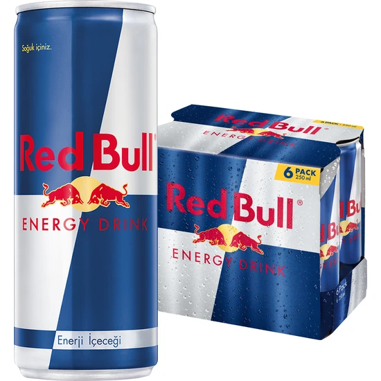 Red Bull Enerji İçeceği 6x250 ml