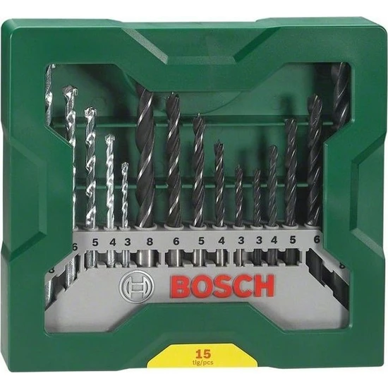 Bosch Matkap Ucu Seti / 2607019675 X-Line Mini 15 Parça