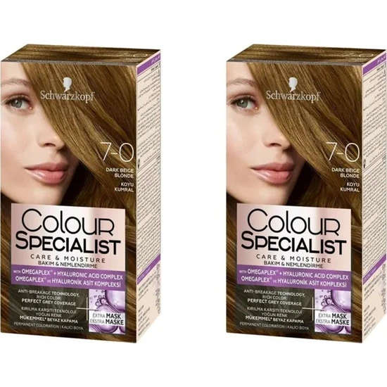 Colour Specialist Schwarzkopf Colour Specialist 7.0 Koyu Kumral Saç Boyası 60 ml x 2ADET
