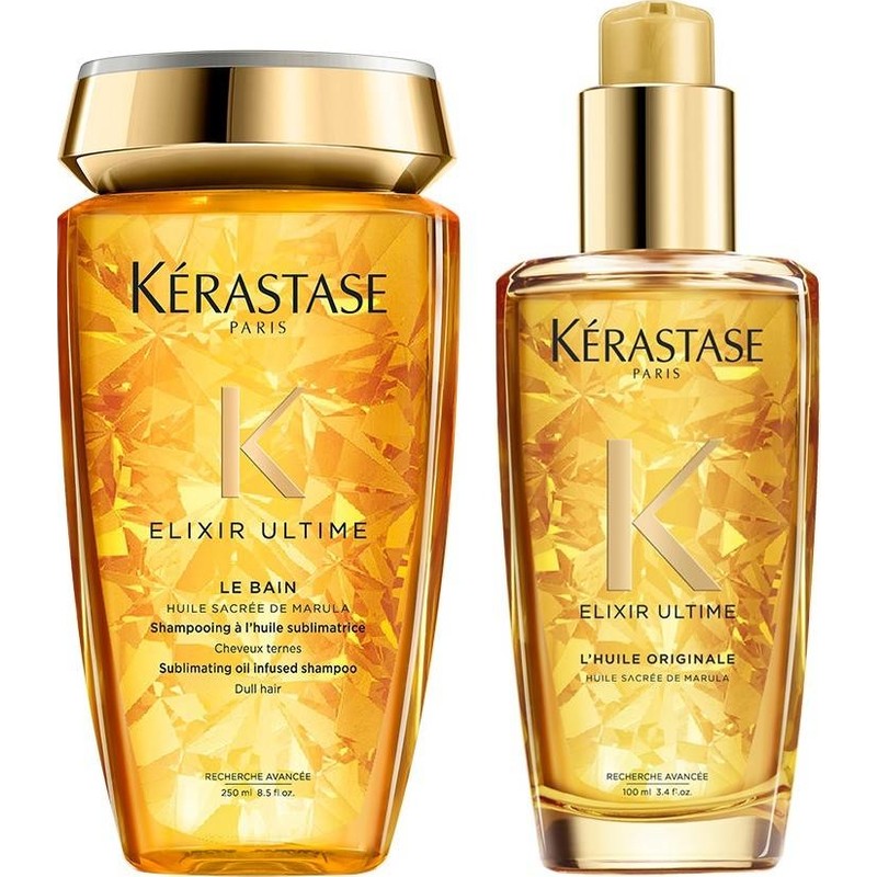 Kerastase Elixir Ultime Le Bain Şampuan 250 ml + L'huile Originale Bakım Yağı 100ML