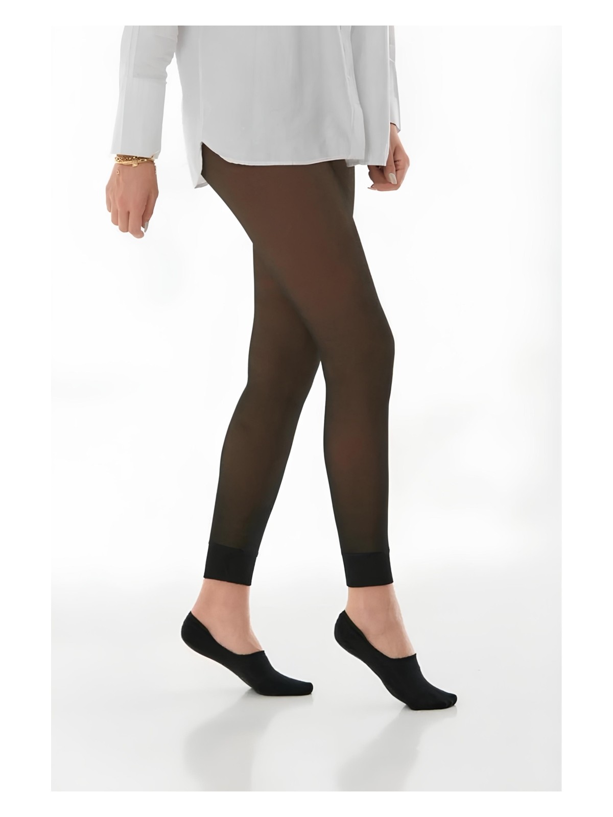 Dode Flora Ince Çorap Görünümlü Tayt Kışlık Içi Kürklü Termal Tayt Pnt