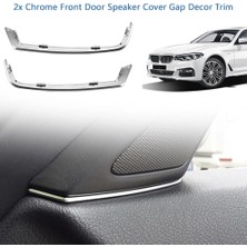 Sagrado Araba Ön Kapı Hoparlör Kapak Alanı Dekor Trim -Bmw 5 Serisi F10 2014-2017 Tweeter Uzay Fiş Trim Iç (Yurt Dışından)