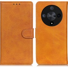 Xshine Honor X9B 5g Cowhide Doku Pu Deri Telefon Kapağı (Yurt Dışından)